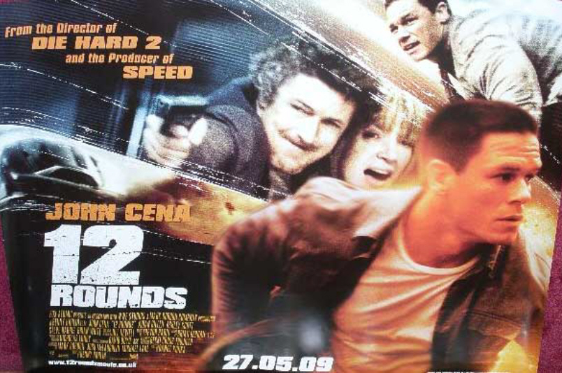 Cinema Poster: 12 ROUNDS 2009 (Main Quad) John Cena Renny Harlin