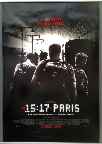 Cinema Poster: 15:17 TO PARIS, THE 2018 (One Sheet) Clint Eastwood Alek Skarlatos Cinema Poster: 15:17 TO PARIS, THE 2018 (One Sheet) Clint Eastwood Alek Skarlatos