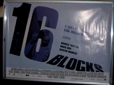 16 BLOCKS: UK Quad Film Poster