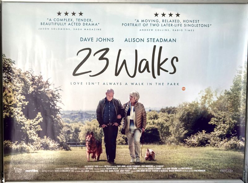 Cinema Poster: 23 WALKS 2020 (Quad) Alison Steadman Bob Goody Dave Johns