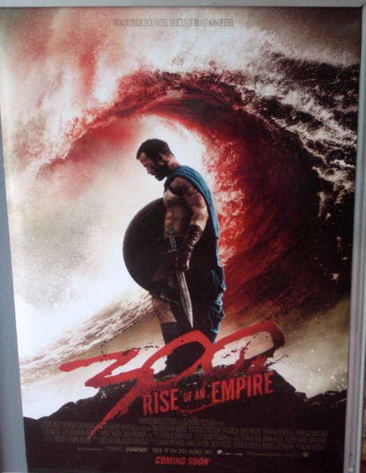 300 RISE OF AN EMPIRE: Advance One Sheet Film Poster