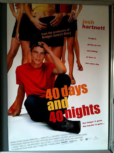 40 DAYS AND 40 NIGHTS: Main One Sheet Film Poster