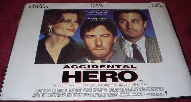 ACCIDENTAL HERO: UK Quad Film Poster