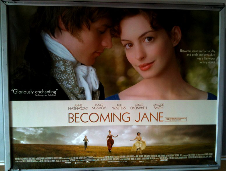 BECOMING JANE: UK Quad Film Poster