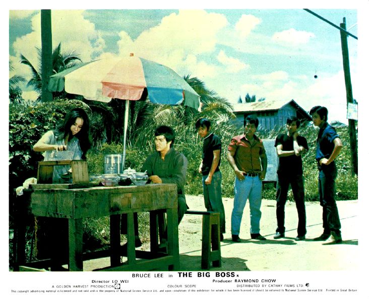 Cinema Lobby Card: BRUCE LEE - BIG BOSS, THE 1973 Bruce Sitting At A Table Cinema Lobby Card: BRUCE LEE - BIG BOSS, THE 1973 Bruce Sitting At A Table
