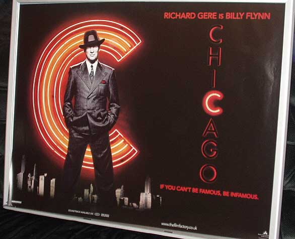 Cinema Poster: CHICAGO 2002 (Billy Flynn Quad) Rene Zellweger Richard Gere