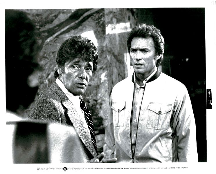 Publicity Photo/Still: CLINT EASTWOOD - ENFORCER, THE 1975 With Harry Guardino Publicity Photo/Still: CLINT EASTWOOD - ENFORCER, THE 1975 With Harry Guardino