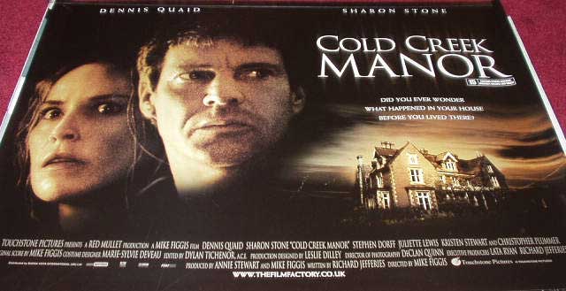 COLD CREEK MANOR: Main UK Quad Film Poster