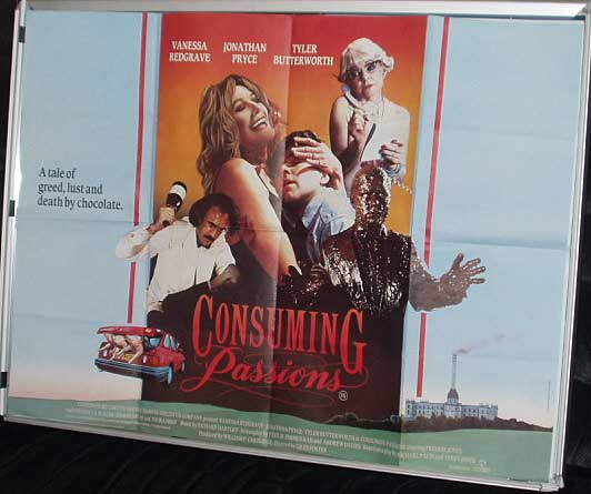 CONSUMING PASSIONS: Main UK Quad Film Poster