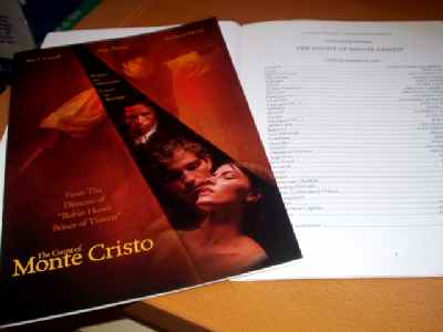 COUNT OF MONTE CRISTO: Promotional Booklet