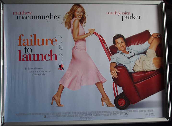 FAILURE TO LAUNCH: Main UK Quad Film Poster