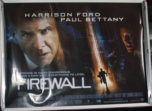 FIREWALL: Main UK Quad Film Poster