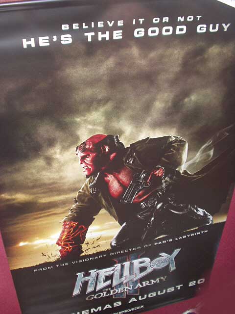 Cinema Banner: HELLBOY II THE GOLDEN ARMY 2008 (Main)