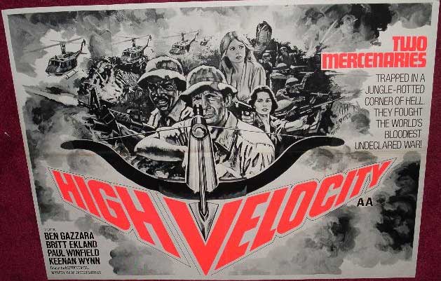HIGH VELOCITY: Main UK Quad Film Poster