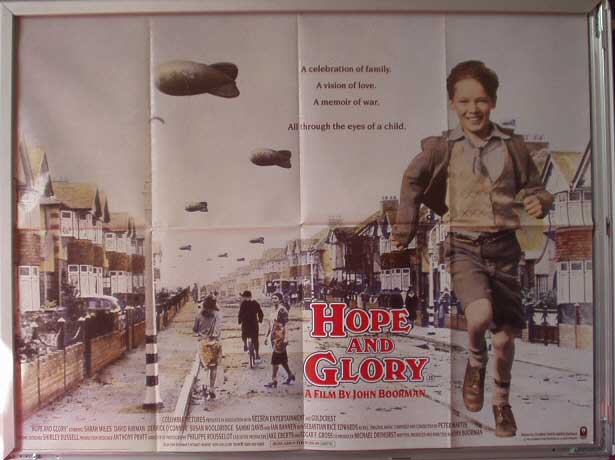HOPE AND GLORY: Main UK Quad Film Poster HOPE AND GLORY: Main UK Quad Film Poster