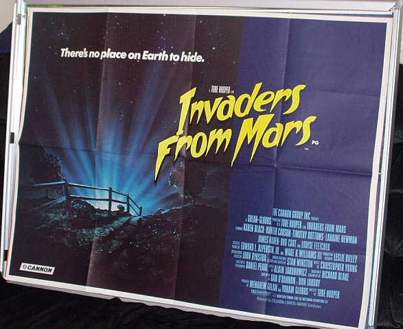 INVADERS FROM MARS: Main UK Quad Film Poster