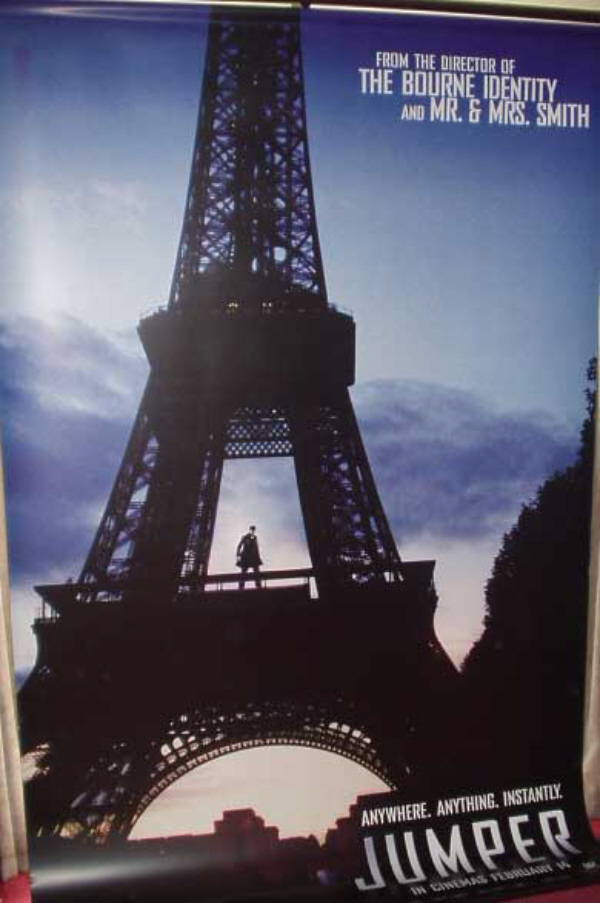 JUMPER: The Eiffel Tower Cinema Banner