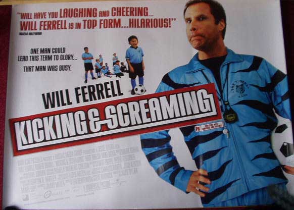 KICKING AND SCREAMING: Main UK Quad Film Poster