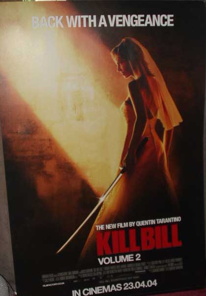 KILL BILL VOLUME 2: Promotional Cinema Standee