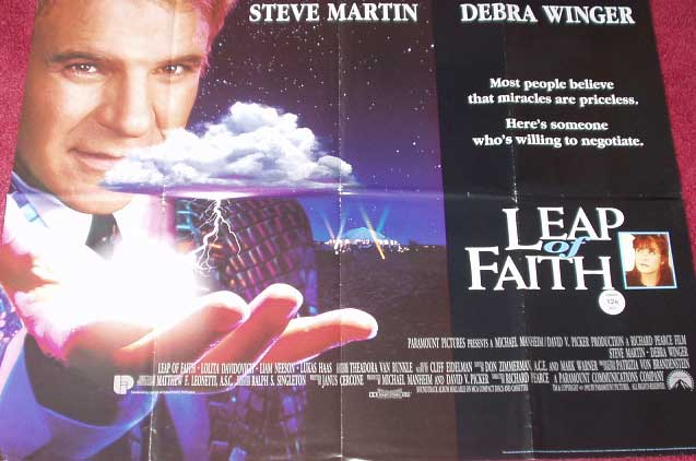 LEAP OF FAITH: Main UK Quad Film Poster