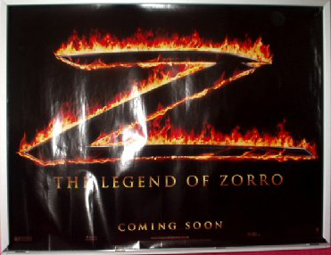 LEGEND OF ZORRO, THE: Advance UK Quad Film Poster