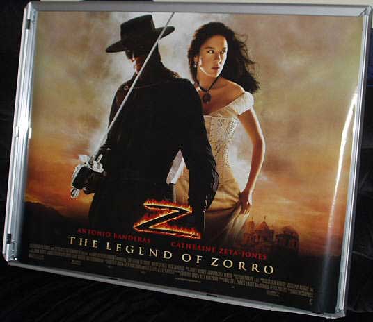 LEGEND OF ZORRO, THE: Main UK Quad Film Poster