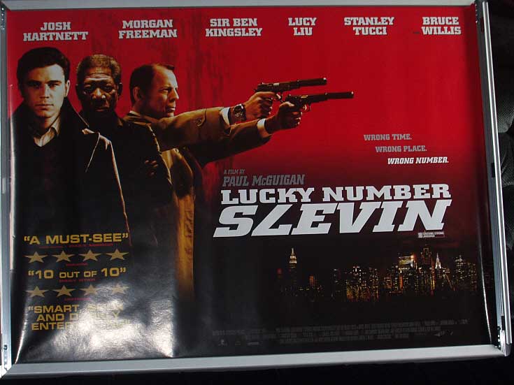 LUCKY NUMBER SLEVIN: UK Quad Film Poster