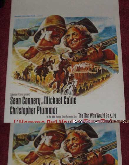 MAN WHO WOULD BE KING, THE: Belgian Film Poster MAN WHO WOULD BE KING, THE: Belgian Film Poster