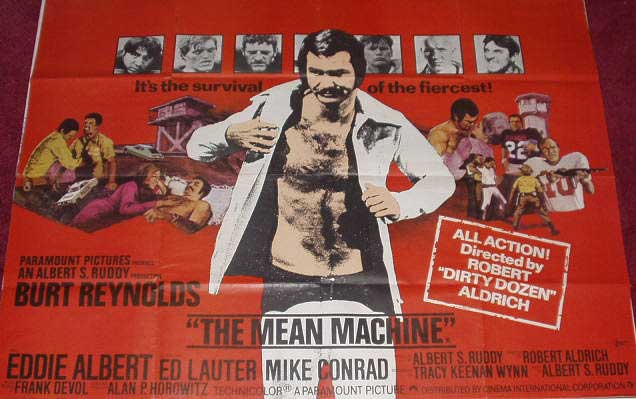 MEAN MACHINE, THE: UK Quad Film Poster MEAN MACHINE, THE: UK Quad Film Poster