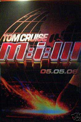 MISSION IMPOSSIBLE 3: Promotional Cinema Standee