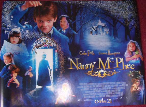 NANNY MCPHEE: Main UK Quad Film Poster