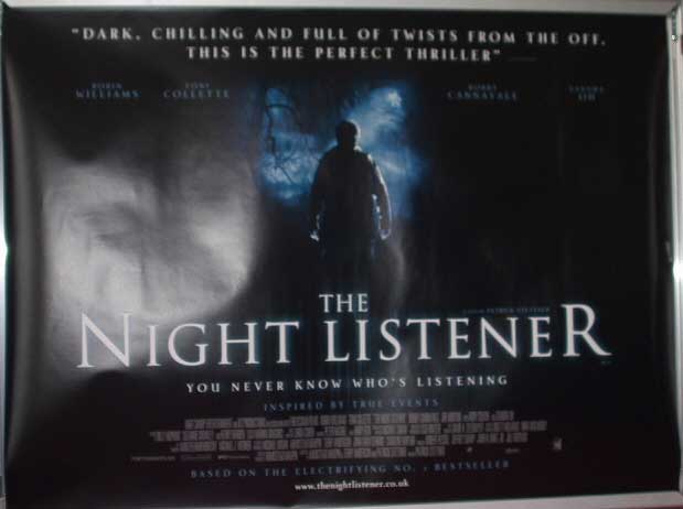 NIGHT LISTENER, THE: Main UK Quad Film Poster