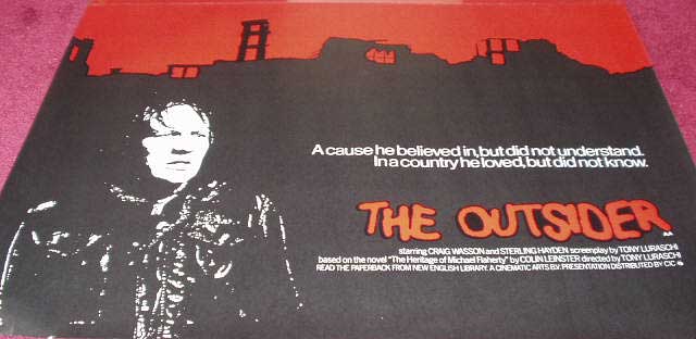 OUTSIDER, THE: Main UK Quad Film Poster