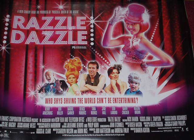 RAZZLE DAZZLE: Main UK Quad Film Poster