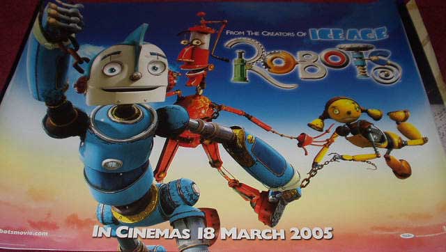ROBOTS: Advance UK Quad Film Poster