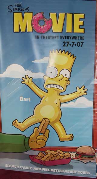 SIMPSONS MOVIE, THE: Bart Banner SIMPSONS MOVIE, THE: Bart Banner
