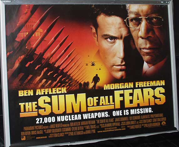 SUM OF ALL FEARS, THE: Main UK Quad Film Poster