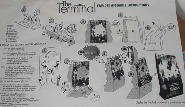 TERMINAL, THE: Promotional Cinema Standee