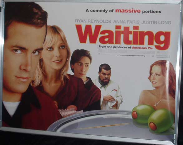WAITING: Main UK Quad Film Poster