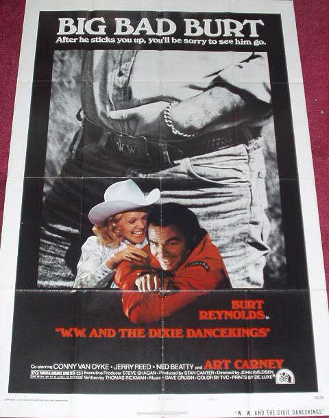 WW AND THE DIXIE DANCEKINGS: Main One Sheet Film Poster