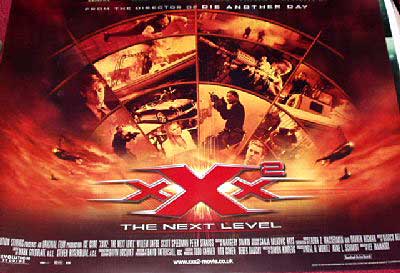 xXx 2 THE NEXT LEVEL: Main UK Quad Film Poster