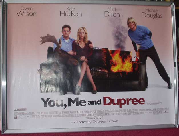 YOU, ME AND DUPREE: Main UK Quad Film Poster