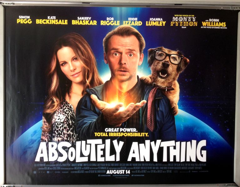 Cinema Poster: ABSOLUTELY ANYTHING 2015 (Quad) Kate Beckinsale Simon Pegg