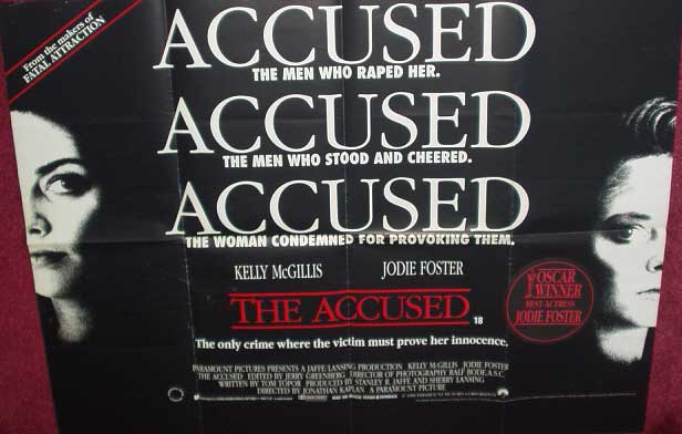 ACCUSED, THE: UK Quad Film Poster