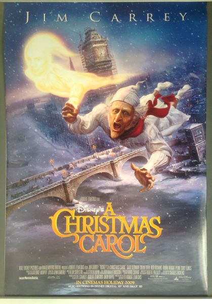 Cinema Poster: A CHRISTMAS CAROL 2009 (Main One Sheet) Jim Carrey Gary Oldman Cinema Poster: A CHRISTMAS CAROL 2009 (Main One Sheet) Jim Carrey Gary Oldman