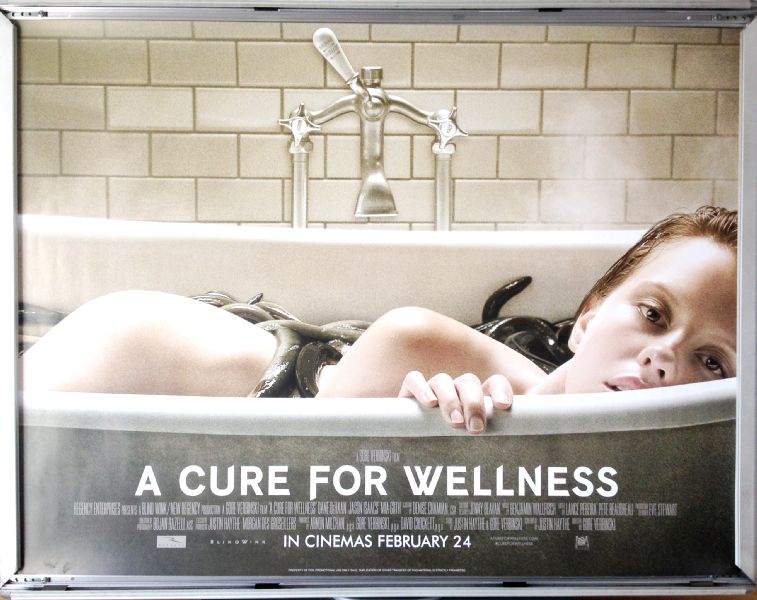 Cinema Poster: A CURE FOR WELLNESS 2017 (Main Quad) Dane DeHaan Jason Isaacs