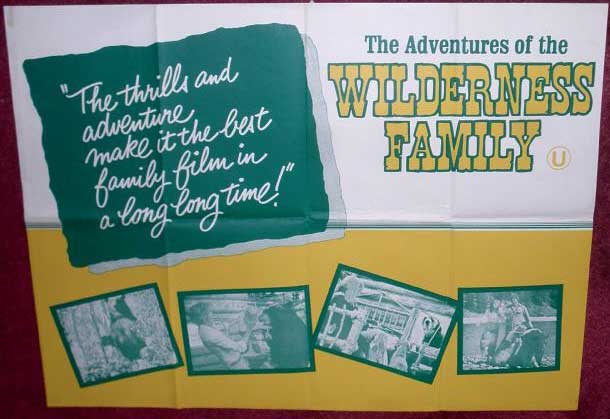 ADVENTURES OF THE WILDERNESS FAMILY: Advance UK Quad Film Poster