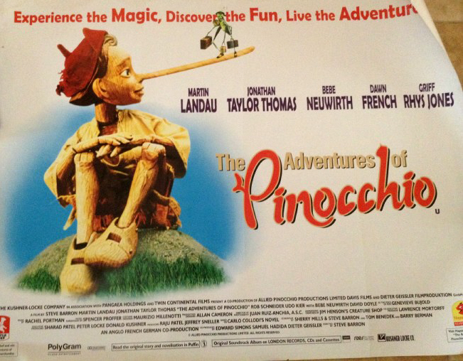 Cinema Poster: ADVENTURES OF PINOCCHIO, THE 1996 (Quad) Martin Landau