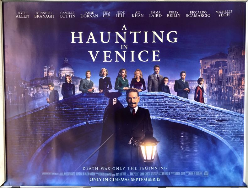 Cinema Poster: A HAUNTING IN VENICE 2023 (Main Quad) Kenneth Branagh Tina Fey