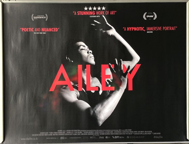 Cinema Poster: AILEY 2021 (Quad) Fana Minea Tesfagiorgis Judith Jamison Alvin Ailey
